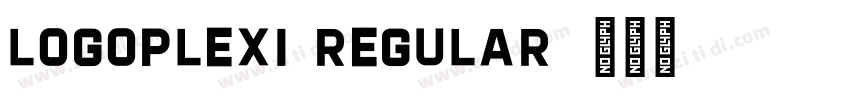 Logoplexi Regular字体转换
